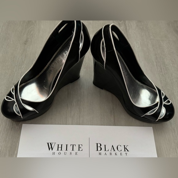 White House Black Market Patent Leather Platforms - 6 - Picture 3 of 14